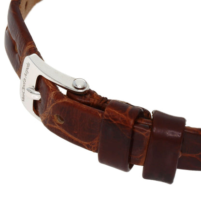 Van Cleef & Arpels Charm Mini Watch Diamond Watches VCARO29A00 K18 White Gold/Leather Ladies