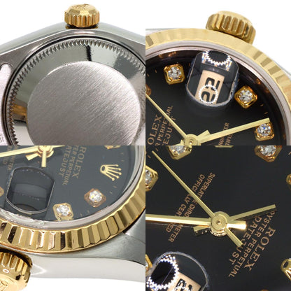 ROLEX DATEJUST 10P Diamond Watches 69173G Stainless Steel/SSxK18YG Ladies