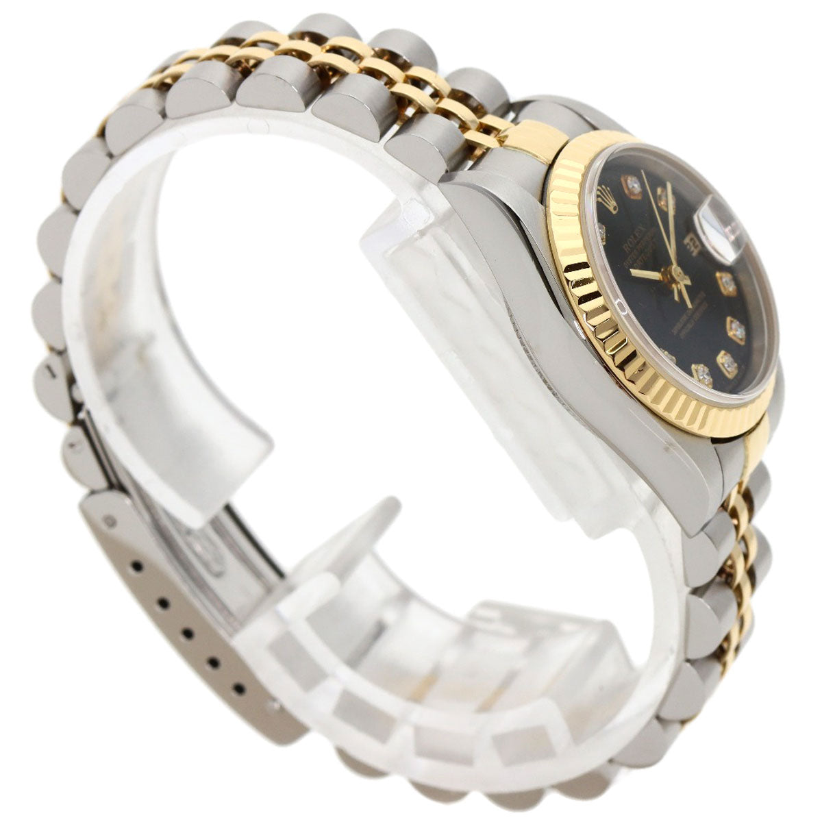 ROLEX DATEJUST 10P Diamond Watches 69173G Stainless Steel/SSxK18YG Ladies
