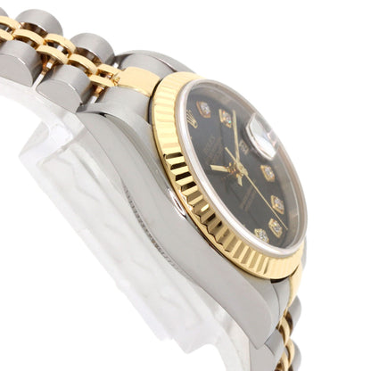 ROLEX DATEJUST 10P Diamond Watches 69173G Stainless Steel/SSxK18YG Ladies
