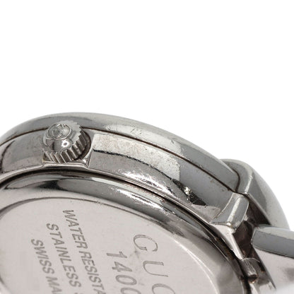 GUCCI round face bangle Watches 1400L Stainless Steel/Stainless Steel Ladies