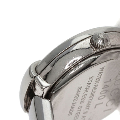 GUCCI round face bangle Watches 1400L Stainless Steel/Stainless Steel Ladies