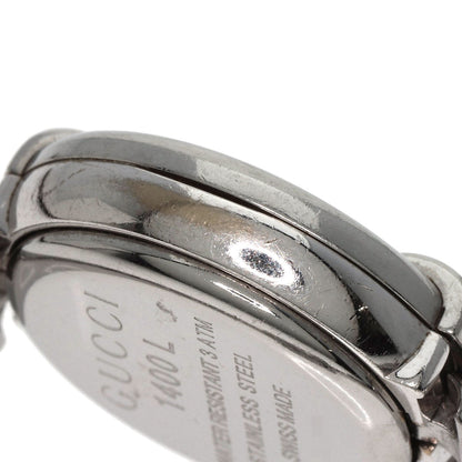 GUCCI round face bangle Watches 1400L Stainless Steel/Stainless Steel Ladies