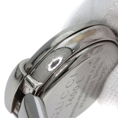 GUCCI round face bangle Watches 1400L Stainless Steel/Stainless Steel Ladies