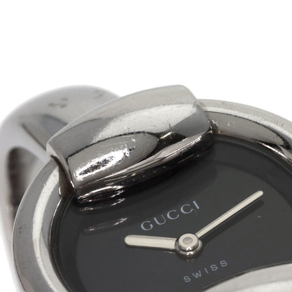 GUCCI round face bangle Watches 1400L Stainless Steel/Stainless Steel Ladies