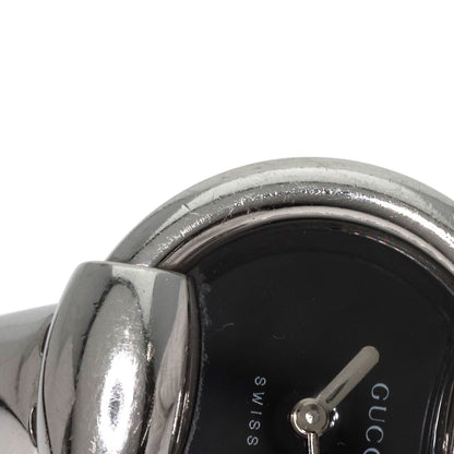 GUCCI round face bangle Watches 1400L Stainless Steel/Stainless Steel Ladies
