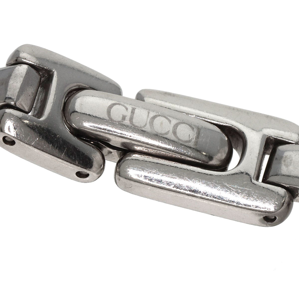 GUCCI round face bangle Watches 1400L Stainless Steel/Stainless Steel Ladies