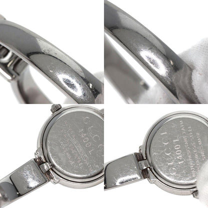 GUCCI round face bangle Watches 1400L Stainless Steel/Stainless Steel Ladies
