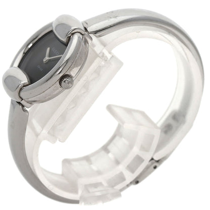 GUCCI round face bangle Watches 1400L Stainless Steel/Stainless Steel Ladies