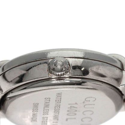 GUCCI round face bangle Watches 1400L Stainless Steel/Stainless Steel Ladies