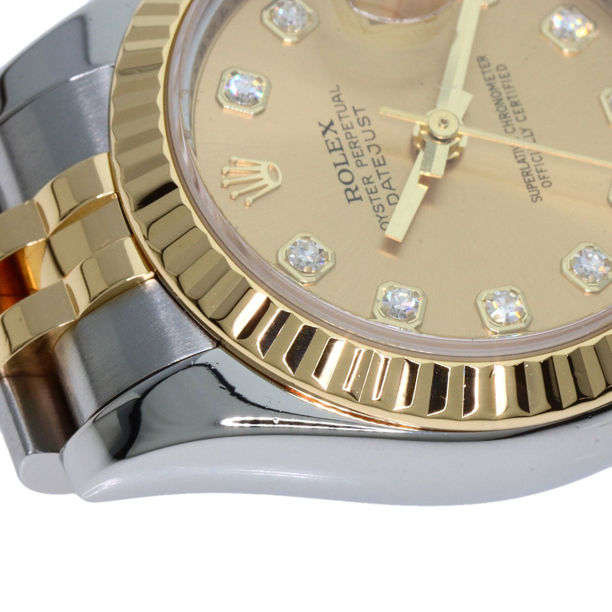 ROLEX DATEJUST 10P Diamond Watches 179173G Stainless Steel/SSxK18YG Ladies