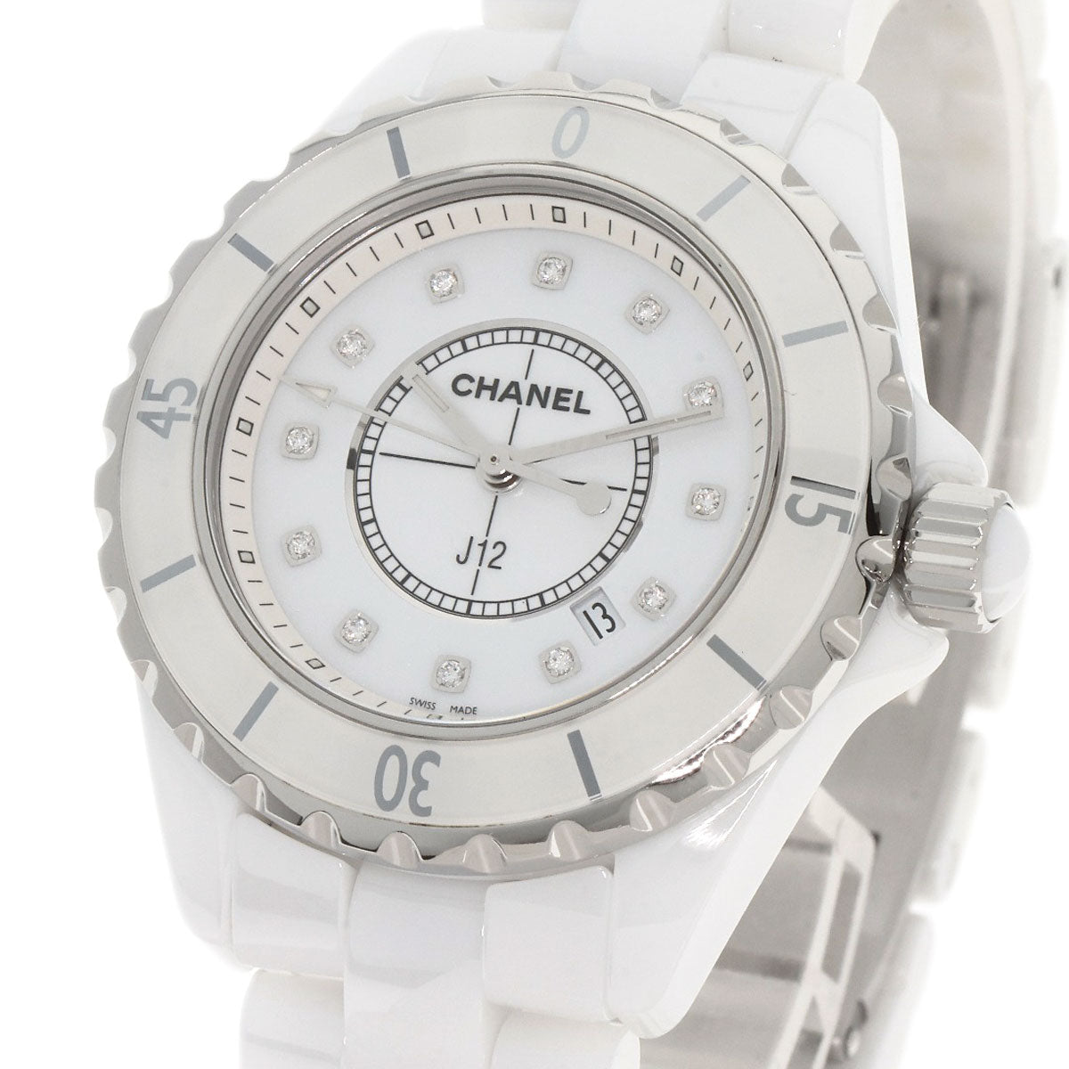 CHANEL J12 1.3" Watches H1628 Ceramic/Ceramic Ladies