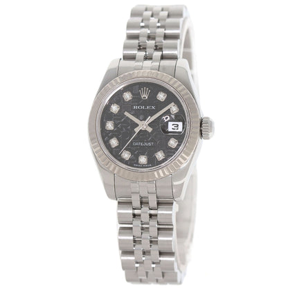 ROLEX DATEJUST 10P Diamond Watches 179174G Stainless Steel/Stainless Steel Ladies