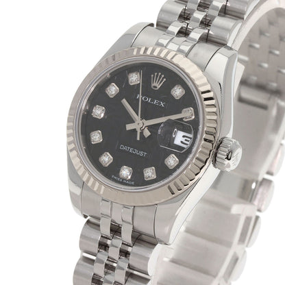 ROLEX DATEJUST 10P Diamond Watches 179174G Stainless Steel/Stainless Steel Ladies