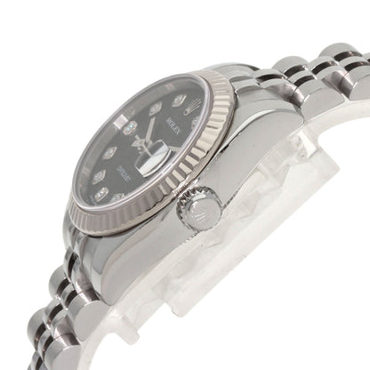 ROLEX DATEJUST 10P Diamond Watches 179174G Stainless Steel/Stainless Steel Ladies