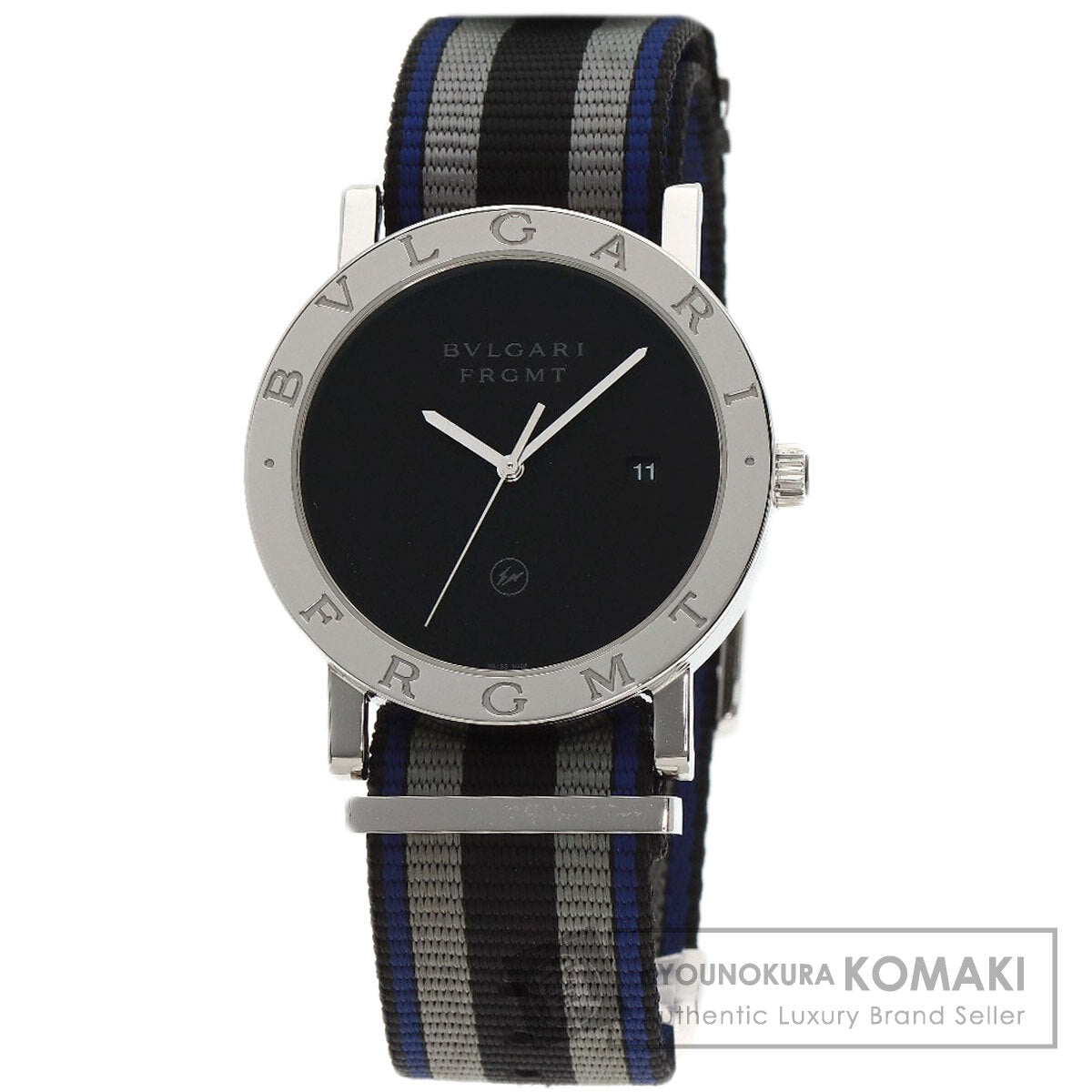 BVLGARI BVLGARI BVLGARI Fragment Watches BB41S Stainless Steel/Nylon mens