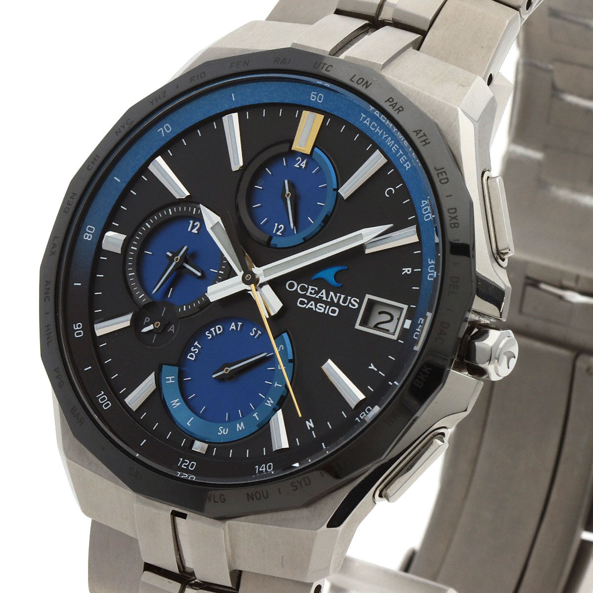 CASIO Oceanus Manta Watches OCW-S5000E Titanium/Titanium mens