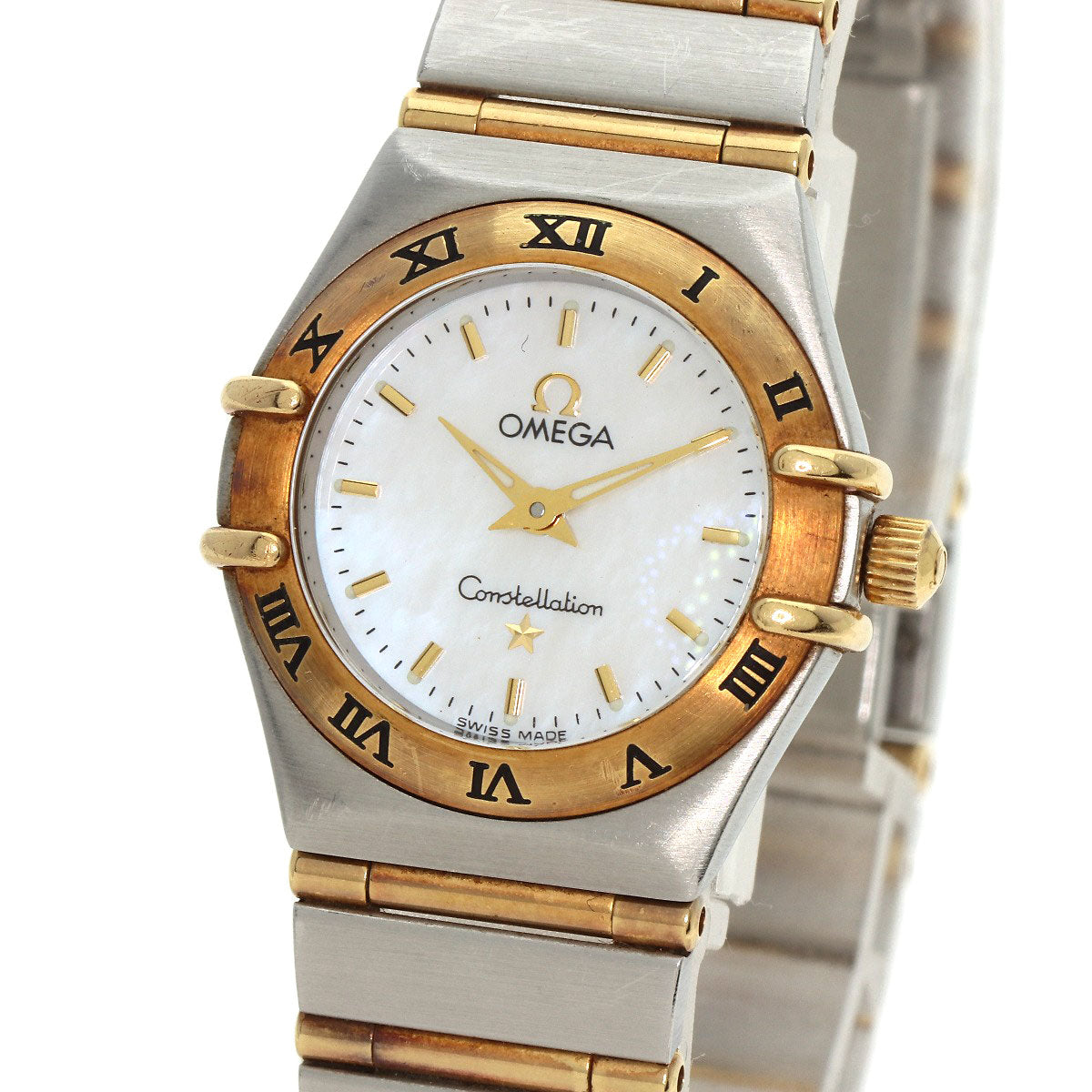 OMEGA Constellation Mini Watches 1262.70 Stainless Steel/SSxK8YG Ladies