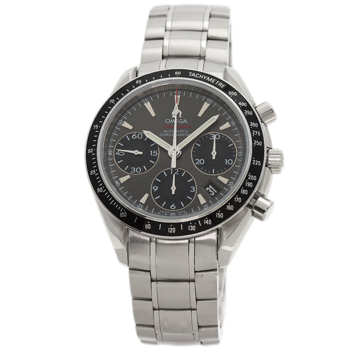 OMEGA Speedmaster Date Watches 323.30.40.40.06.001 Stainless Steel/Stainless Steel mens