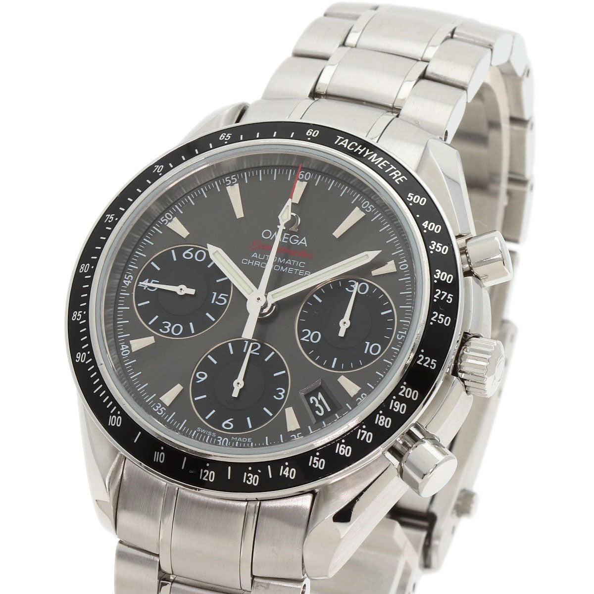 OMEGA Speedmaster Date Watches 323.30.40.40.06.001 Stainless Steel/Stainless Steel mens