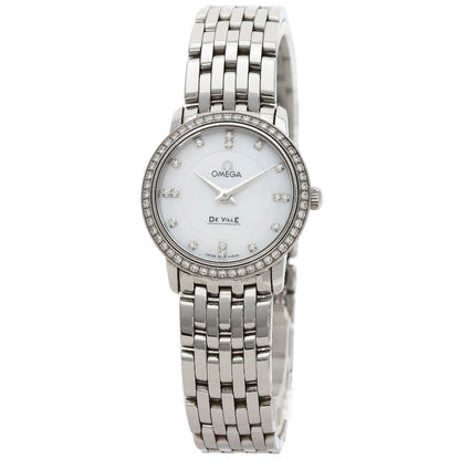 OMEGA De Ville Prestige Diamond Watches 413.15.27.60.55.001 Stainless Steel/Stainless Steel Ladies