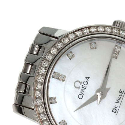 OMEGA De Ville Prestige Diamond Watches 413.15.27.60.55.001 Stainless Steel/Stainless Steel Ladies
