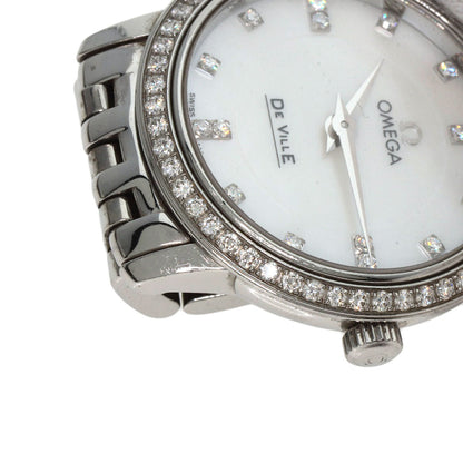 OMEGA De Ville Prestige Diamond Watches 413.15.27.60.55.001 Stainless Steel/Stainless Steel Ladies