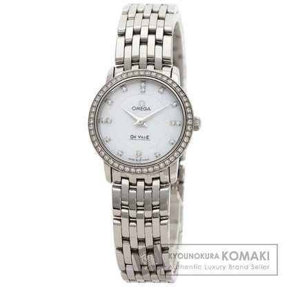 OMEGA De Ville Prestige Diamond Watches 413.15.27.60.55.001 Stainless Steel/Stainless Steel Ladies