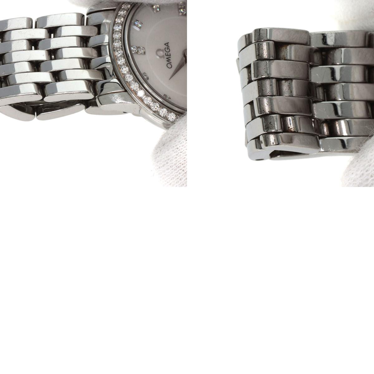 OMEGA De Ville Prestige Diamond Watches 413.15.27.60.55.001 Stainless Steel/Stainless Steel Ladies