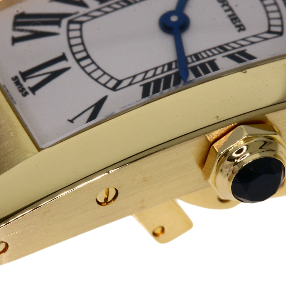 CARTIER Tank American SM Watches W26015K2 K18 Yellow Gold/18K Yellow Gold Ladies