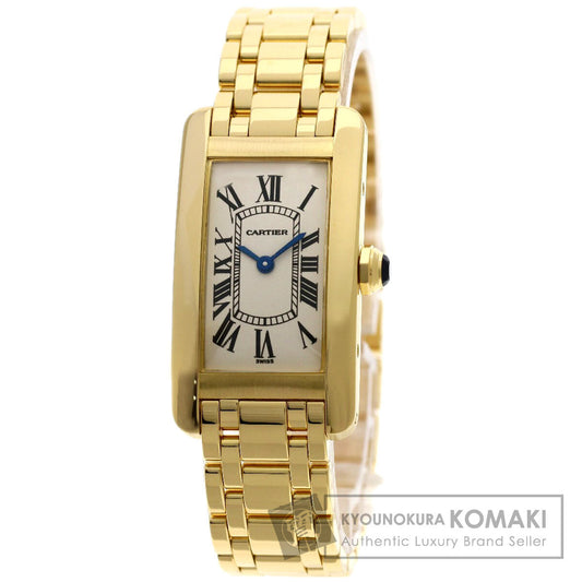 CARTIER Tank American SM Watches W26015K2 K18 Yellow Gold/18K Yellow Gold Ladies