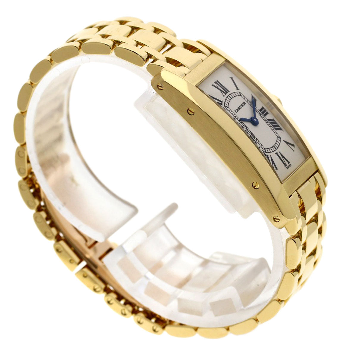CARTIER Tank American SM Watches W26015K2 K18 Yellow Gold/18K Yellow Gold Ladies