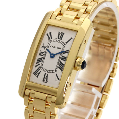 CARTIER Tank American SM Watches W26015K2 K18 Yellow Gold/18K Yellow Gold Ladies