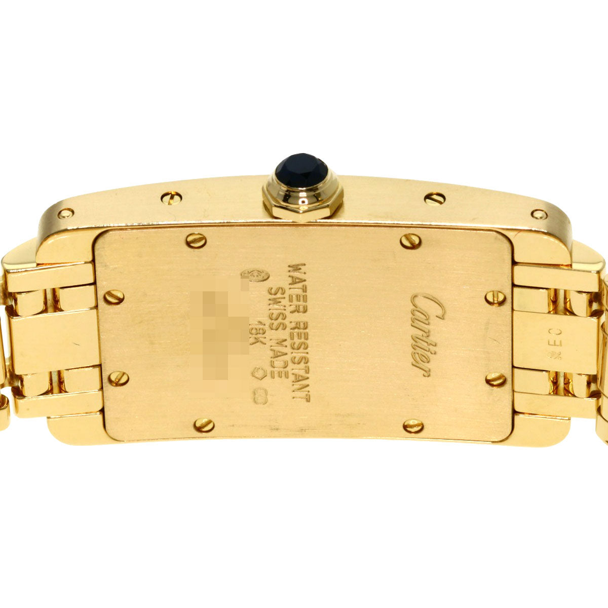 CARTIER Tank American SM Watches W26015K2 K18 Yellow Gold/18K Yellow Gold Ladies