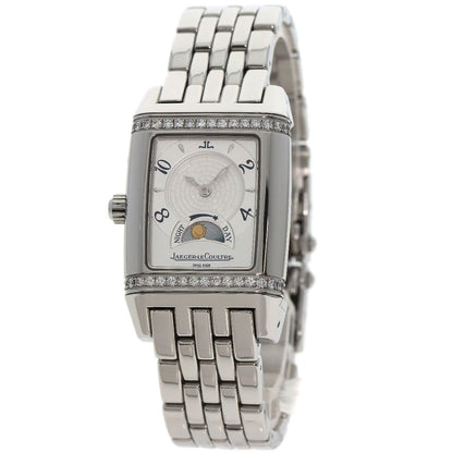 JAEGER-LECOULTRE Reverso Grand Sport Duo Diamond Watches 296.8.74 Stainless Steel/Stainless Steel Ladies