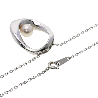 MIKIMOTO Pearl Pearl Necklace Silver Ladies [Used]