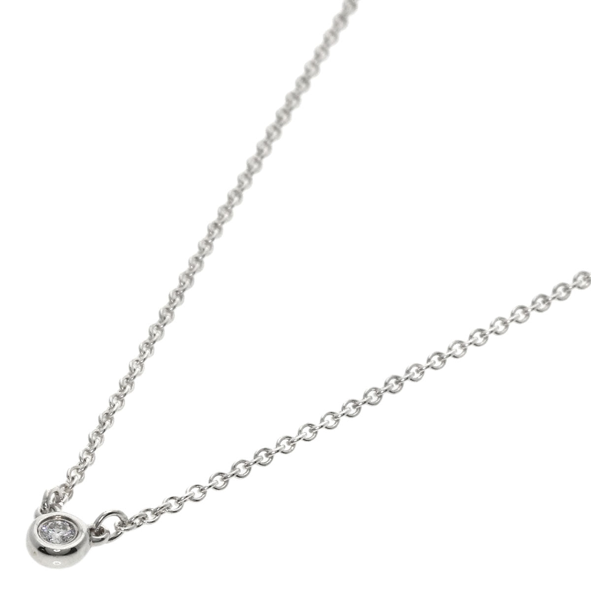 TIFFANY&Co. By The Yard Diamond Necklace Silver Ladies [Used]