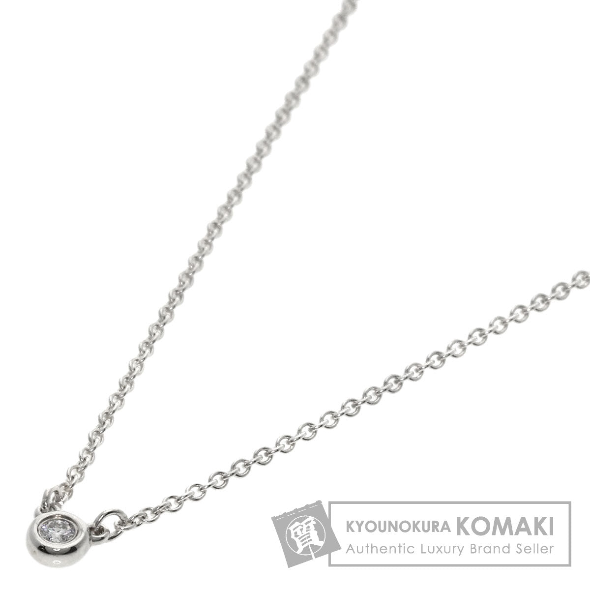 TIFFANY&Co. By The Yard Diamond Necklace Silver Ladies [Used]