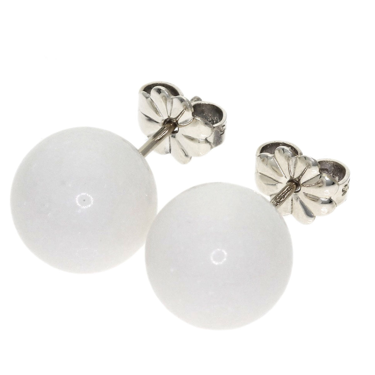 TIFFANY&Co. Stone Ball earring Silver Ladies [Used]
