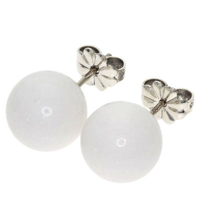 TIFFANY&Co. Stone Ball earring Silver Ladies [Used]