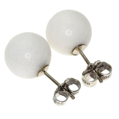 TIFFANY&Co. Stone Ball earring Silver Ladies [Used]