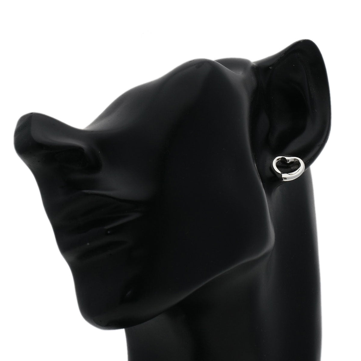 TIFFANY&Co. Open heart earring Silver Ladies [Used]