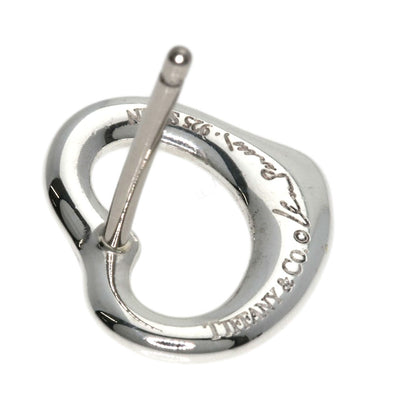 TIFFANY&Co. Open heart earring Silver Ladies [Used]