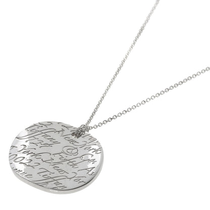 TIFFANY&Co. Notes round Necklace Silver Ladies [Used]