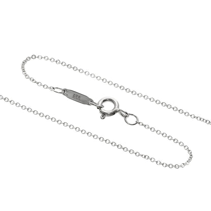 TIFFANY&Co. Notes round Necklace Silver Ladies [Used]