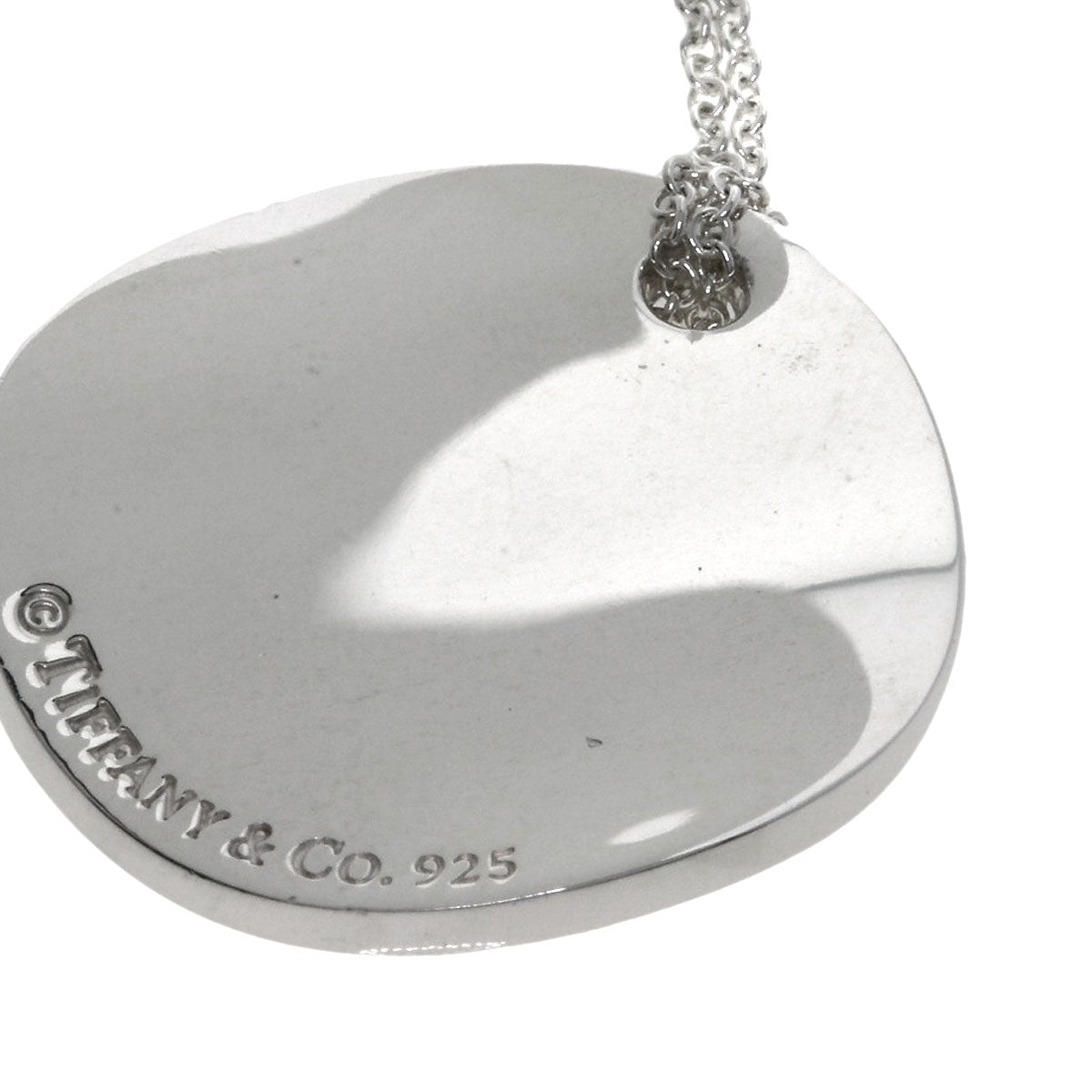 TIFFANY&Co. Notes round Necklace Silver Ladies [Used]