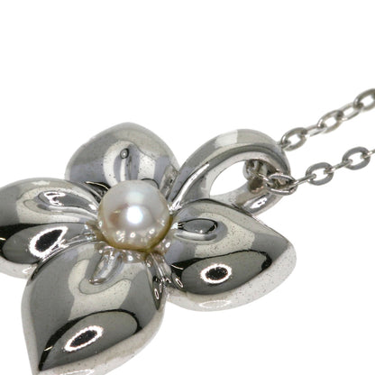 MIKIMOTO Pearl Pearl Necklace Silver Ladies [Used]