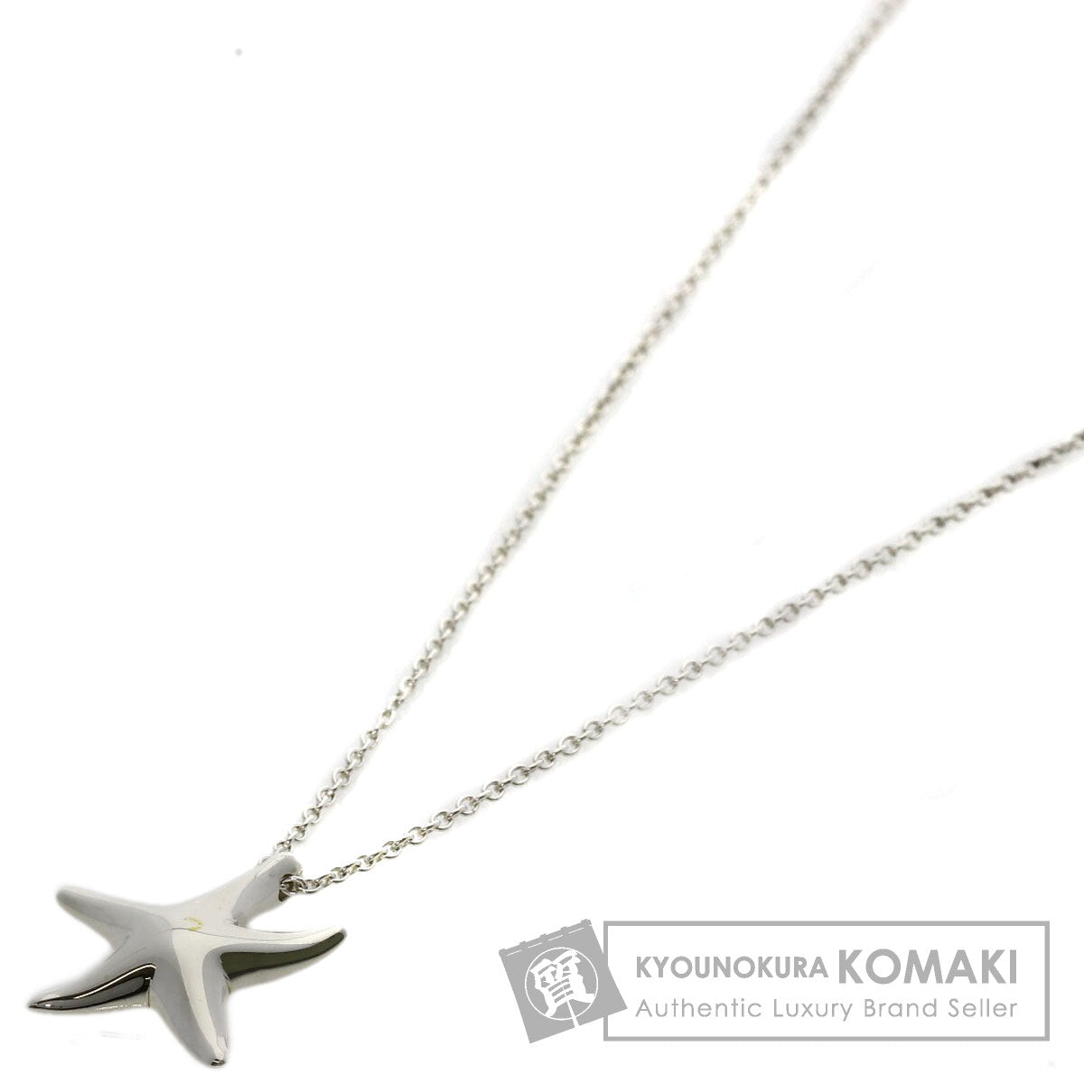 TIFFANY&Co. Star fish Necklace Silver Ladies [Used]