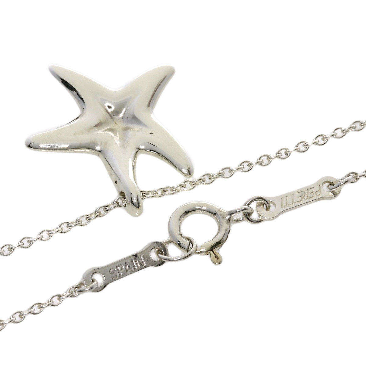 TIFFANY&Co. Star fish Necklace Silver Ladies [Used]