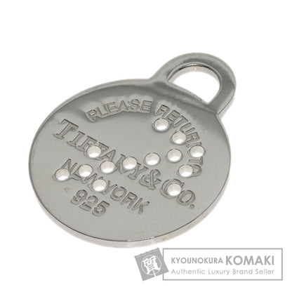 TIFFANY&Co. Return to Round Tag Sagittarius Pendant top Silver Ladies [Used]